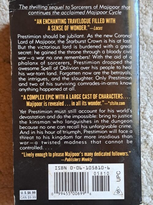 Lord Prestimion – Robert Silverberg secondhand book
