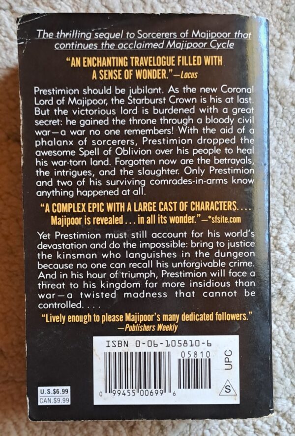 Lord Prestimion – Robert Silverberg secondhand book