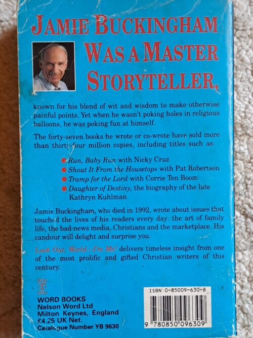 Look Out, World – I’m Me – Jamie Buckingham secondhand book