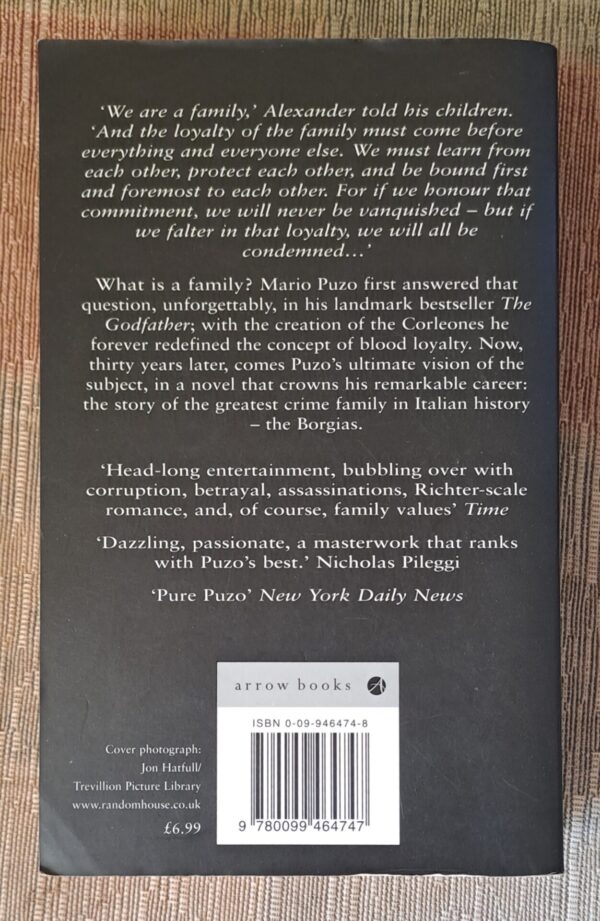 The Family – Mario Puzo secondhand book