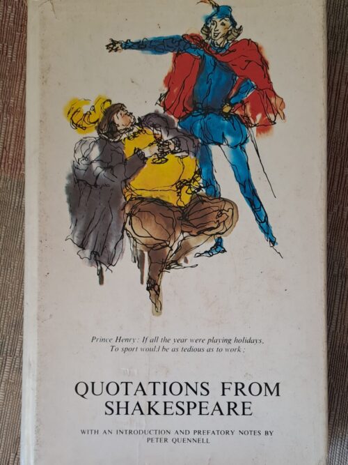 Quotations From Shakespeare – Gertrud Simonsson & Peter Quennell secondhand book