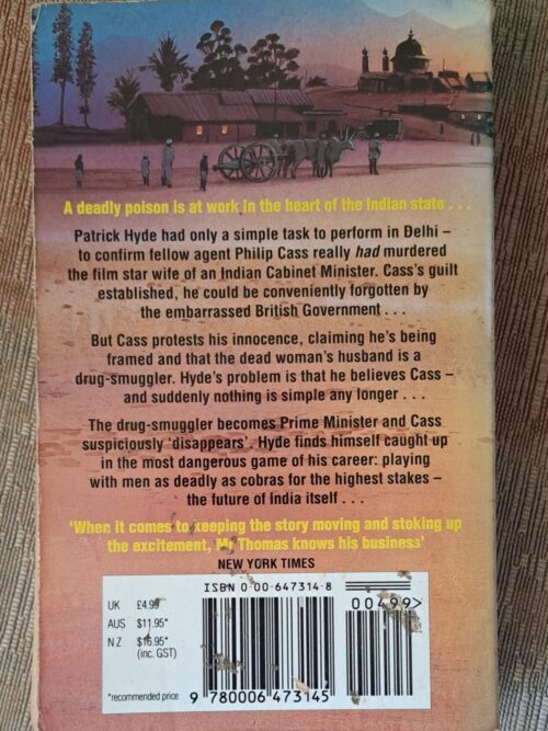 Playing With Cobras – Craig Thomas secondhand book