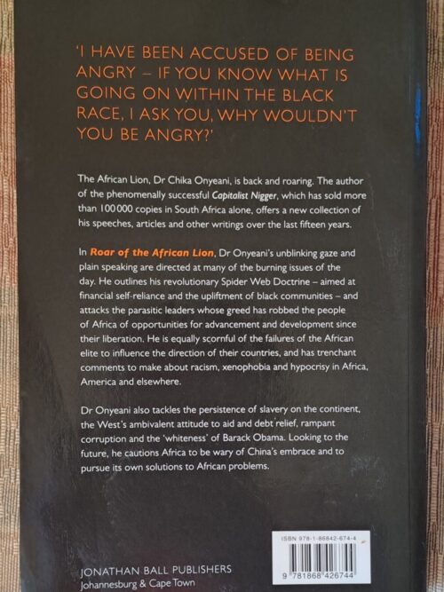 Roar Of The African Lion – Chika Onyeani secondhand book