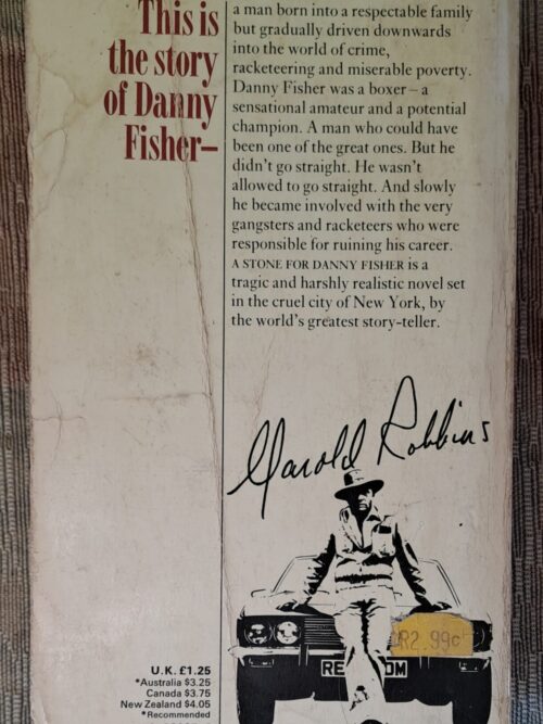 A Stone For Danny Fisher – Harold Robbins secondhand book