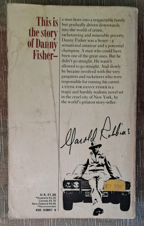A Stone For Danny Fisher – Harold Robbins secondhand book