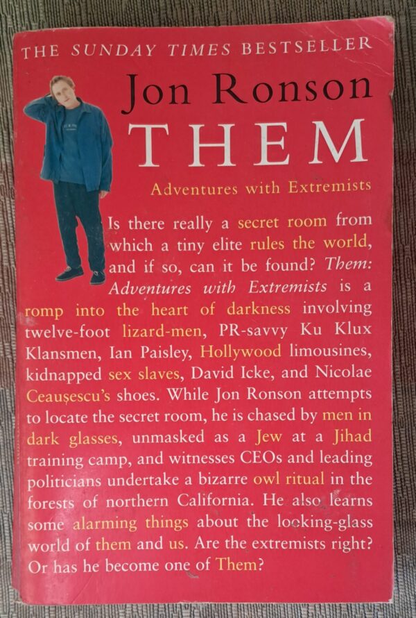 Them: Adventures With Extremists - Jon Ronson Them: Adventures With Extremists – Jon Ronson secondhand book