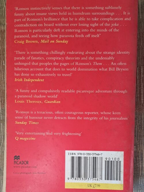 Them: Adventures With Extremists – Jon Ronson secondhand book