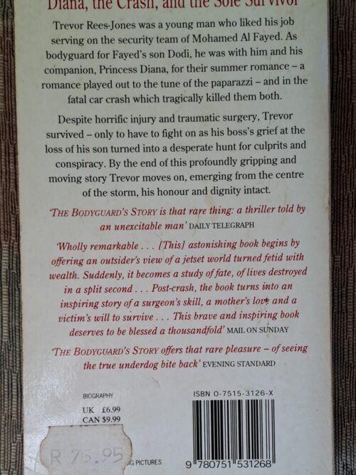 The Bodyguard’s Story – Trevor Rees-Jones secondhand book