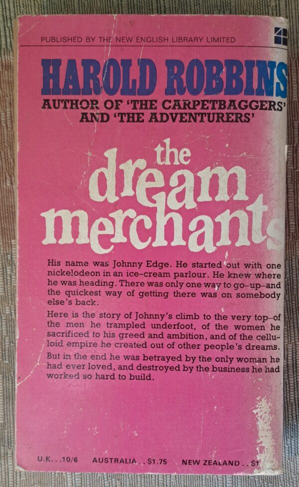 The Dream Merchants – Harold Robbins secondhand book