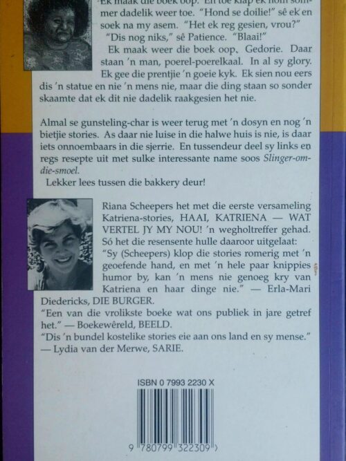 Nou Lieg Jy Mos, Katriena! – Riana Scheepers secondhand book