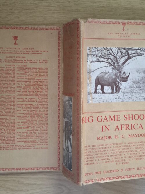 Big Game Shooting In Africa – Major H. C. Maydon secondhand book