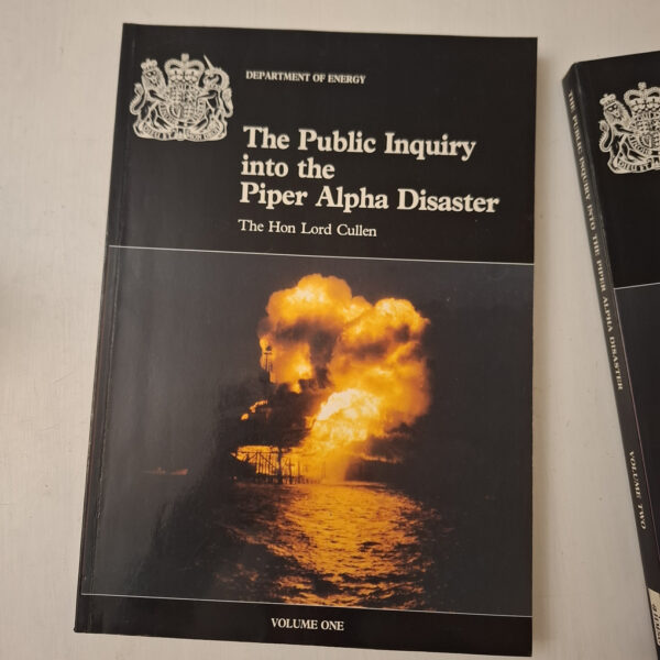 The Public Inquiry Into The Piper Alpha Disaster, Volume 1 & 2 – Lord W. Douglas Cullen secondhand book