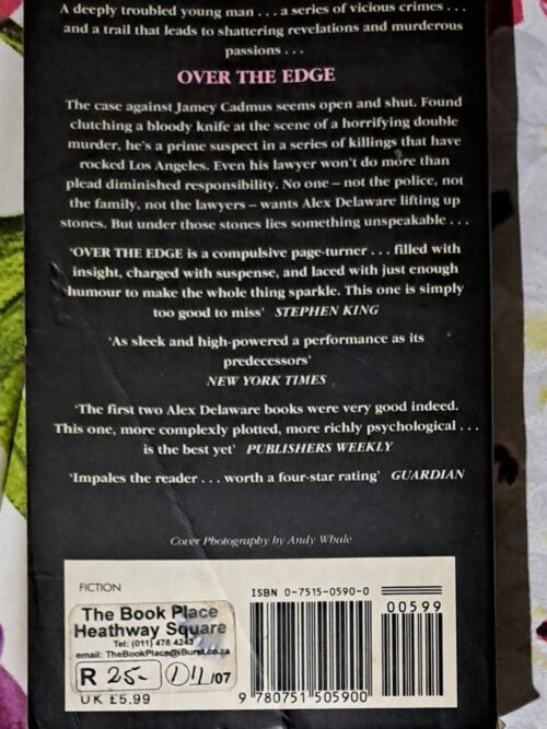 Over The Edge – Jonathan Kellerman secondhand book