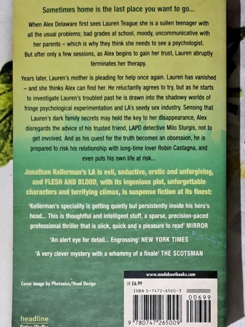 Flesh And Blood – Jonathan Kellerman secondhand book