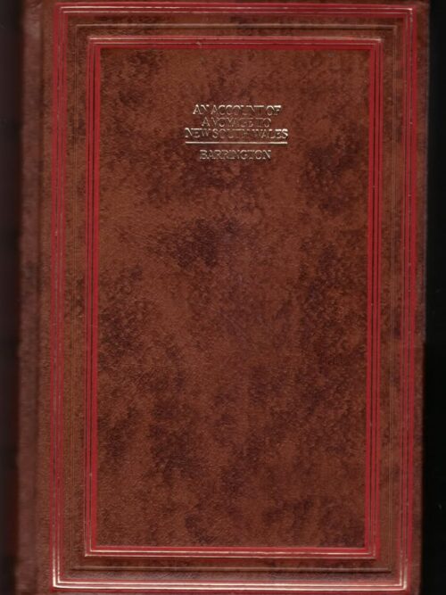 An Account Of A Voyage To New South Wales -- George Barrington