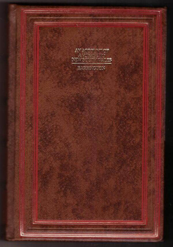 An Account Of A Voyage To New South Wales — George Barrington secondhand book