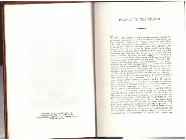An Account Of A Voyage To New South Wales — George Barrington secondhand book