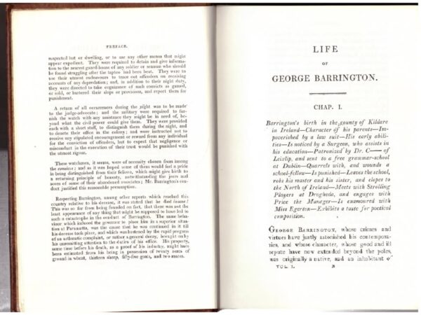 An Account Of A Voyage To New South Wales — George Barrington secondhand book