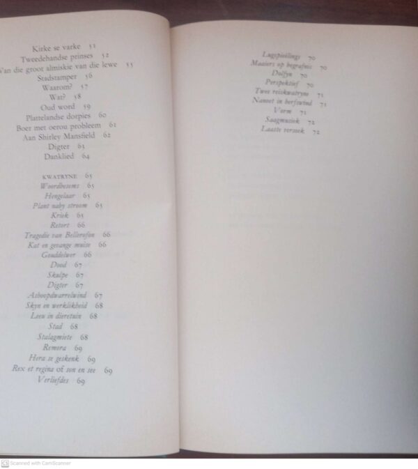 Anamnese — S.J. Pretorius secondhand book