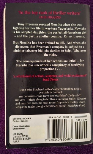 The Birthday Girl – Stephen Leather secondhand book