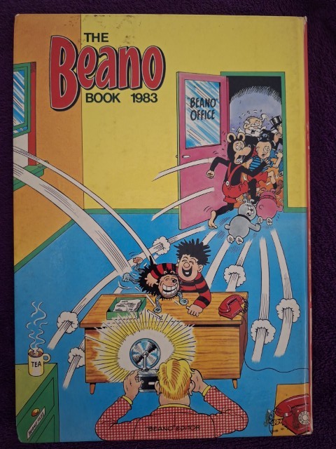 Beano_1983_Back. The Beano Book 1983 secondhand book