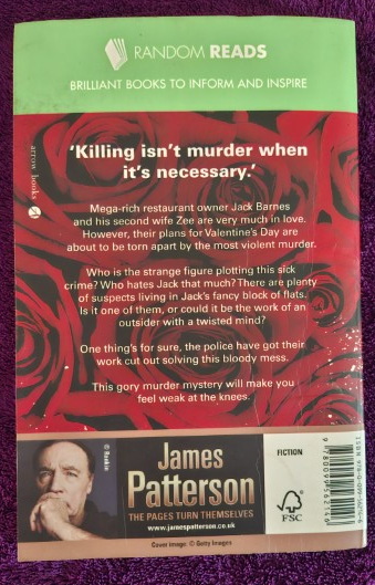 Bloody Valentine – James Patterson secondhand book