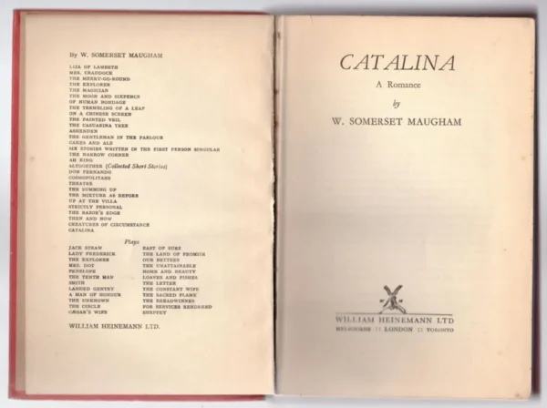Catalina — W. Somerset Maugham secondhand book