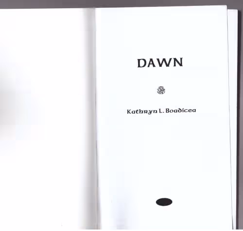 Dawn – Kathryn L Boadicea secondhand book