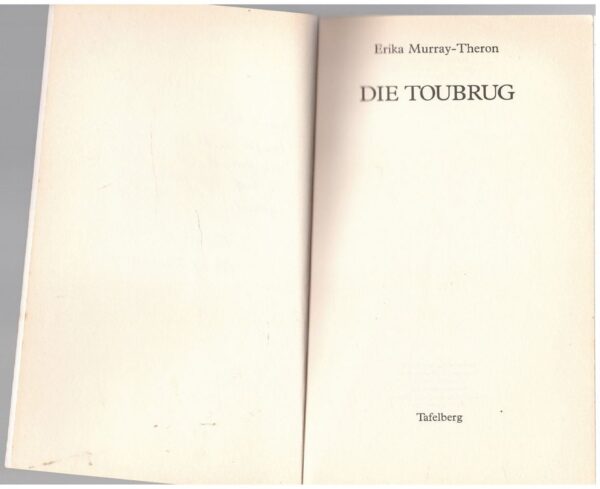 Die Toubrug — Erika Murray-Theron secondhand book