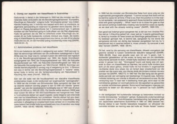 Die Wet Het Van My ‘n Kleurling Gemaak — Dr. N. S. Jansen Van Rensburg secondhand book