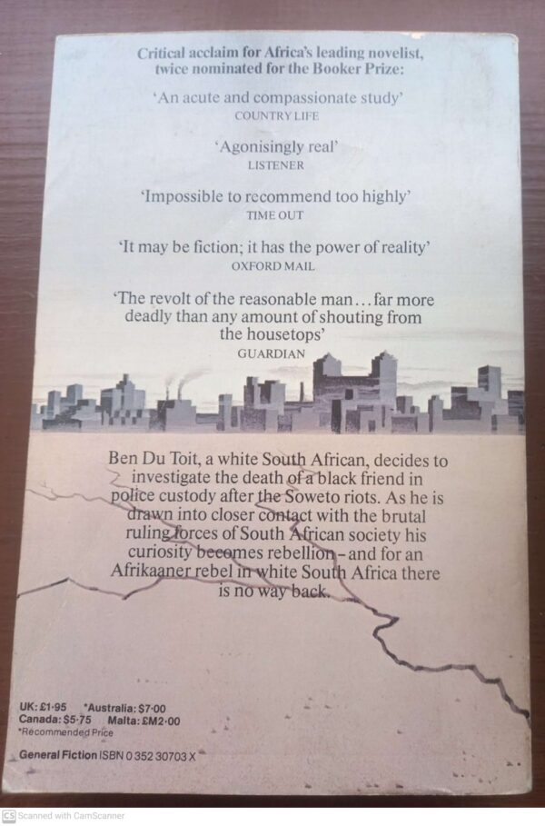 A Dry White Season – André Brink secondhand book