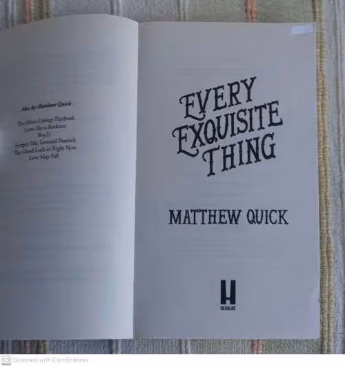 Every Exquisite Thing — Matthew Quick secondhand book