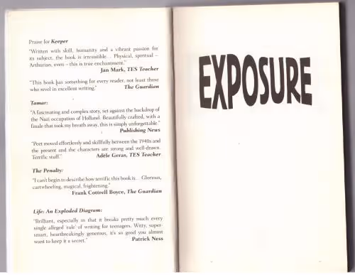 Exposure — Mal Peet secondhand book