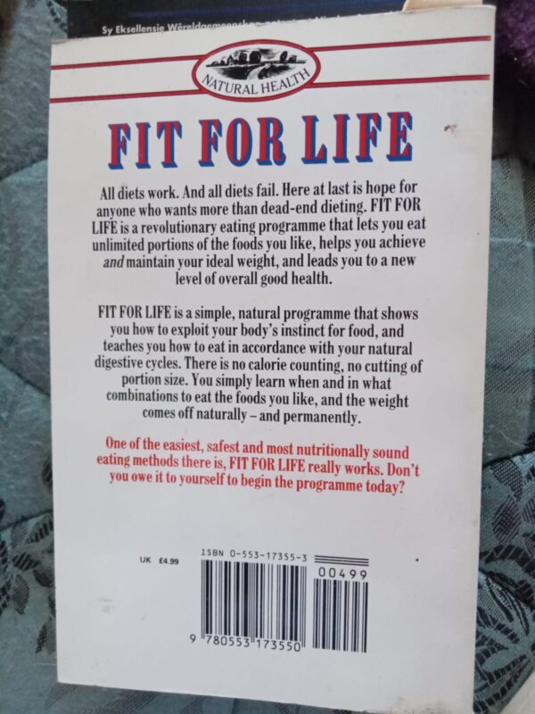 Fit For Life – Harvey And Marilyn Diamond secondhand book