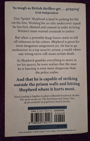Hard_Landing_Back Hard Landing – Stephen Leather secondhand book
