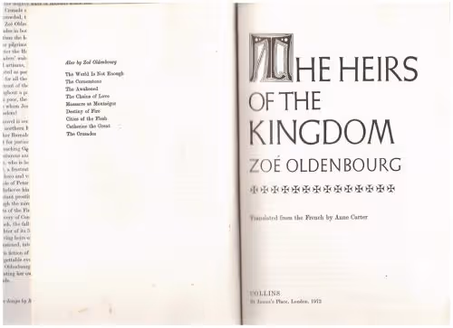 Heirs of the Kingdom6 The Heirs Of The Kingdom — Zoé Oldenbourg secondhand book