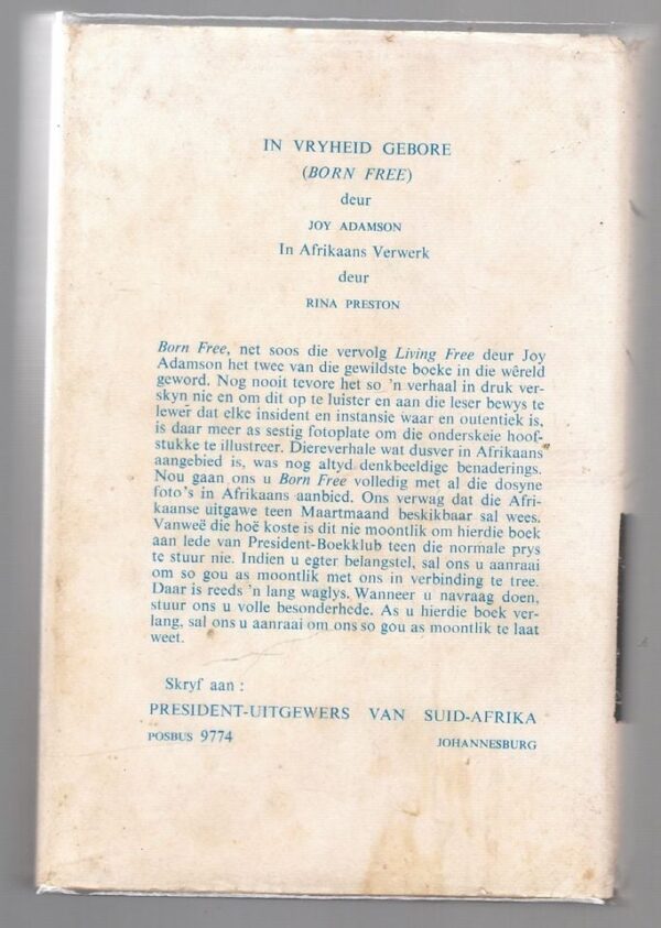 Herfsblare In Die Wind — Emily Pieterse secondhand book