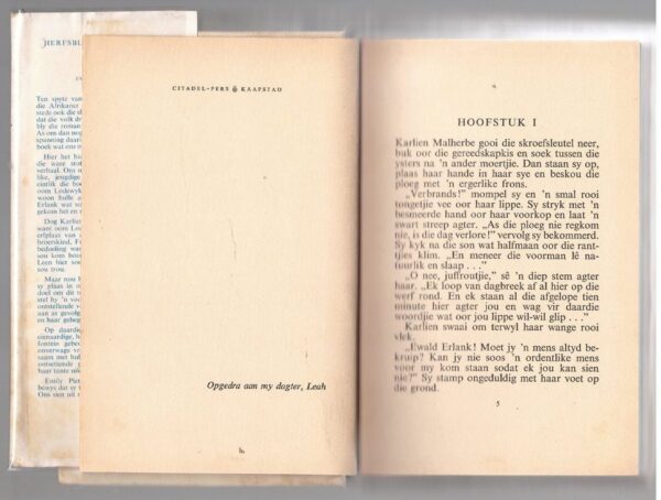 Herfsblare In Die Wind — Emily Pieterse secondhand book