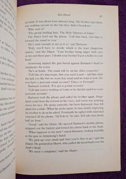 Hot Blood – Stephen Leather secondhand book