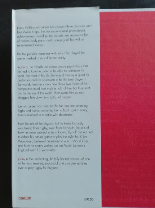 Jonny: My Autobiography – Jonny Wilkinson secondhand book