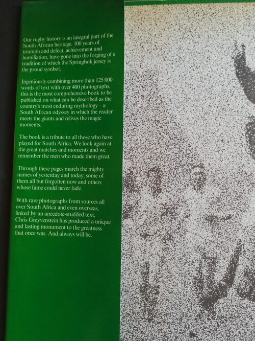 Springbok Saga: 100 Years Of Springbok Rugby – Chris Greyvenstein secondhand book