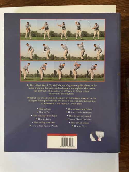 How I Play Golf – Tiger Woods secondhand book