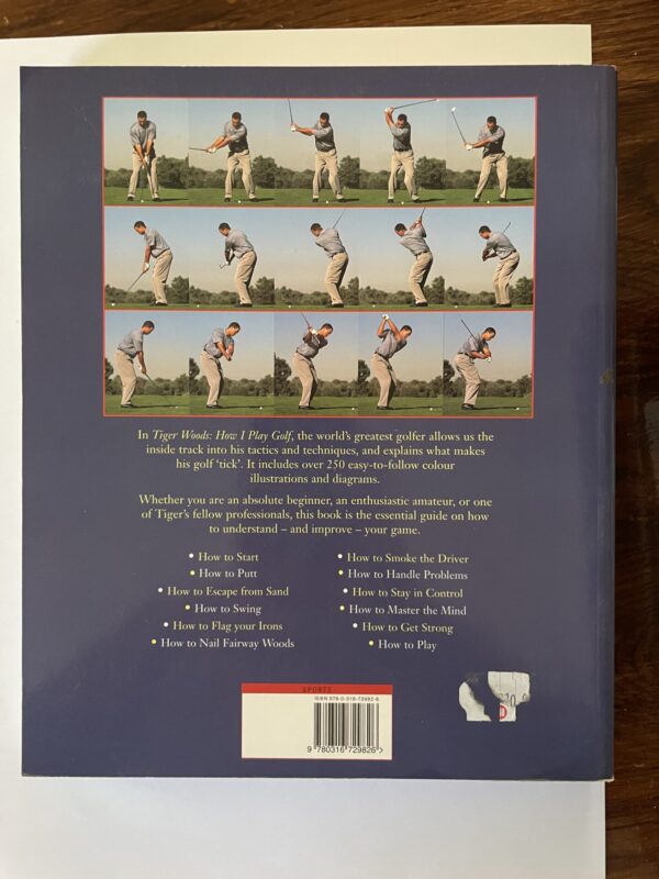 How I Play Golf – Tiger Woods secondhand book