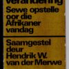 Identiteit En Verandering: Sewe Opstelle Oor Die Afrikaner Vandag — Hendrik W. Van der Merwe secondhand book