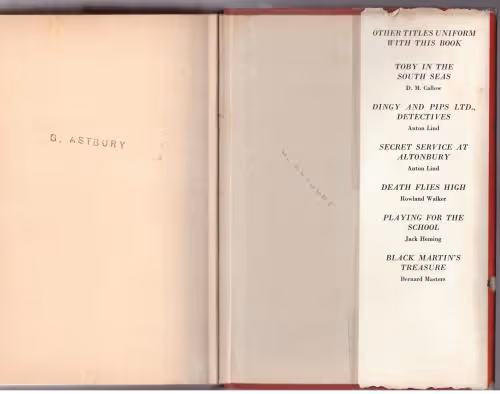 Jerry Smashes Through — Godfrey F. Pullen secondhand book