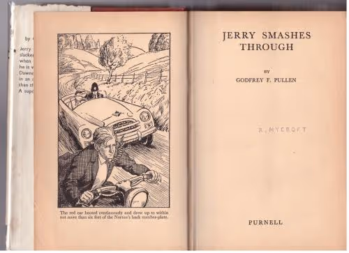Jerry Smashes Through — Godfrey F. Pullen secondhand book