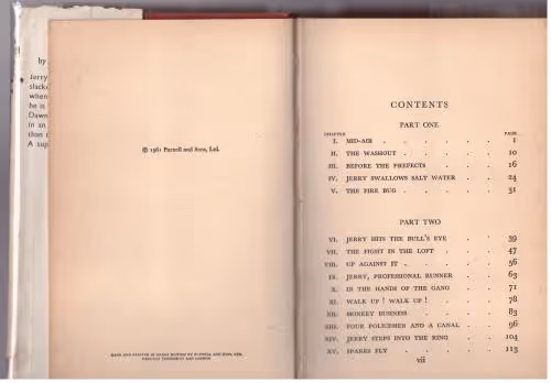 Jerry Smashes Through — Godfrey F. Pullen secondhand book