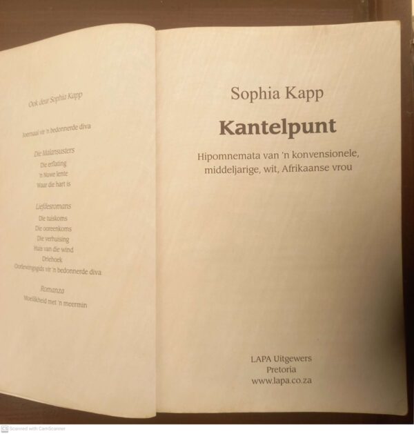 Kantelpunt — Sophia Kapp secondhand book