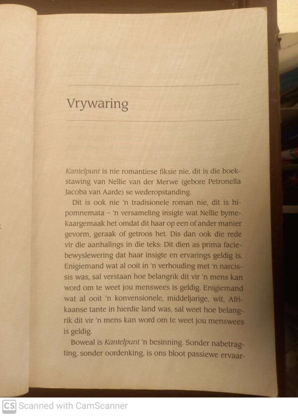 Kantelpunt — Sophia Kapp secondhand book