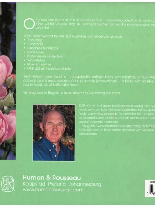 Keith Kirsten Gee Raad: Antwoorde Op Al Jou Tuinvrae secondhand book